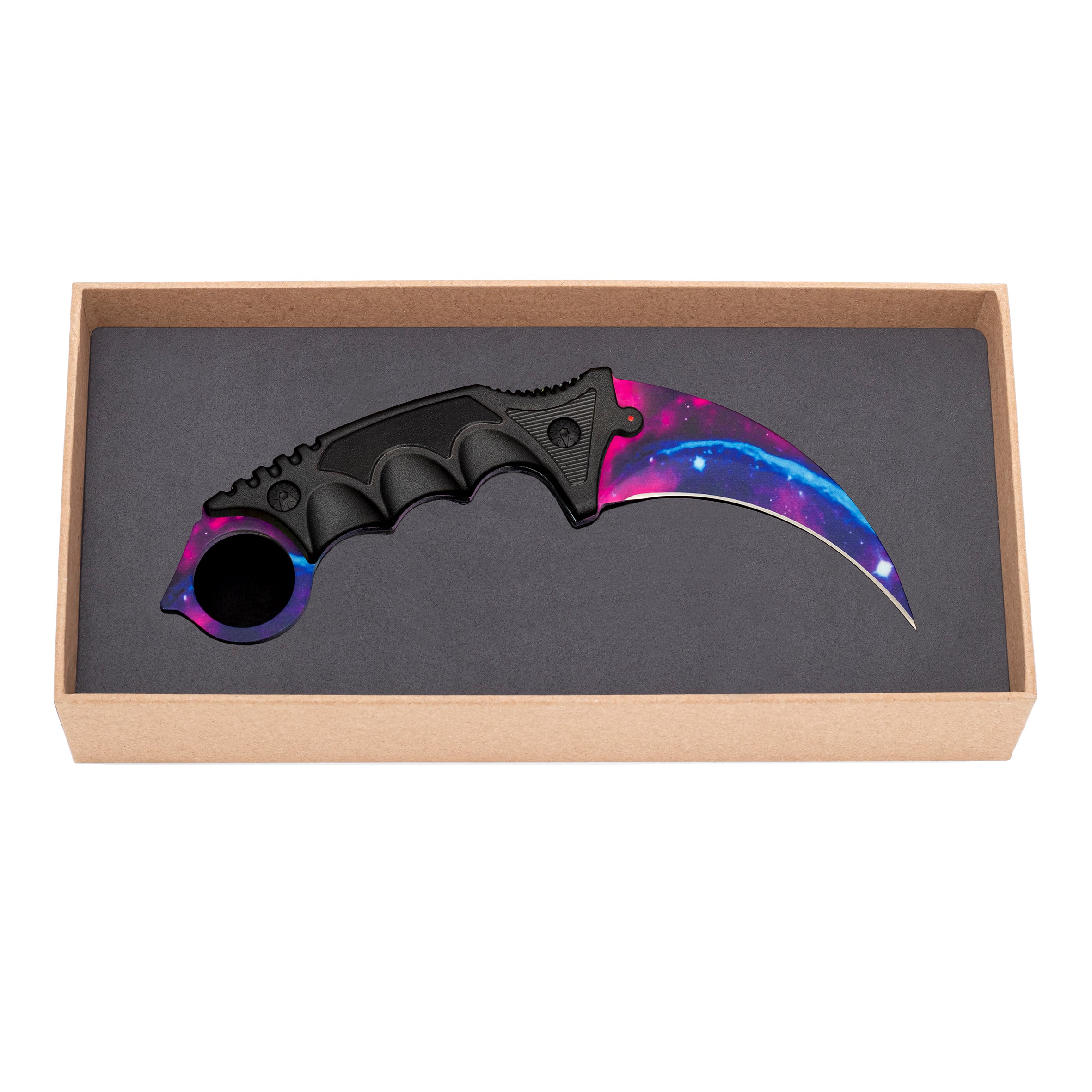 Premium Karambit knife Galaxy Black