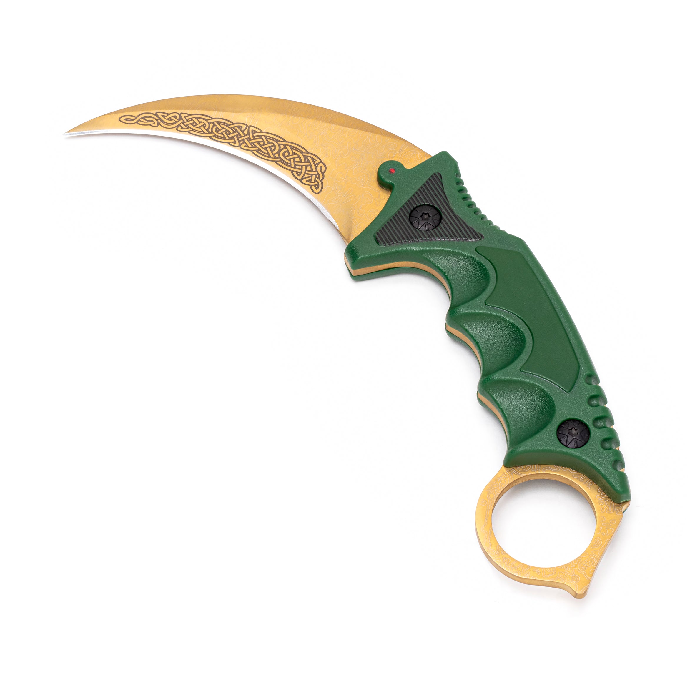 Premium Karambit knife Lore Green