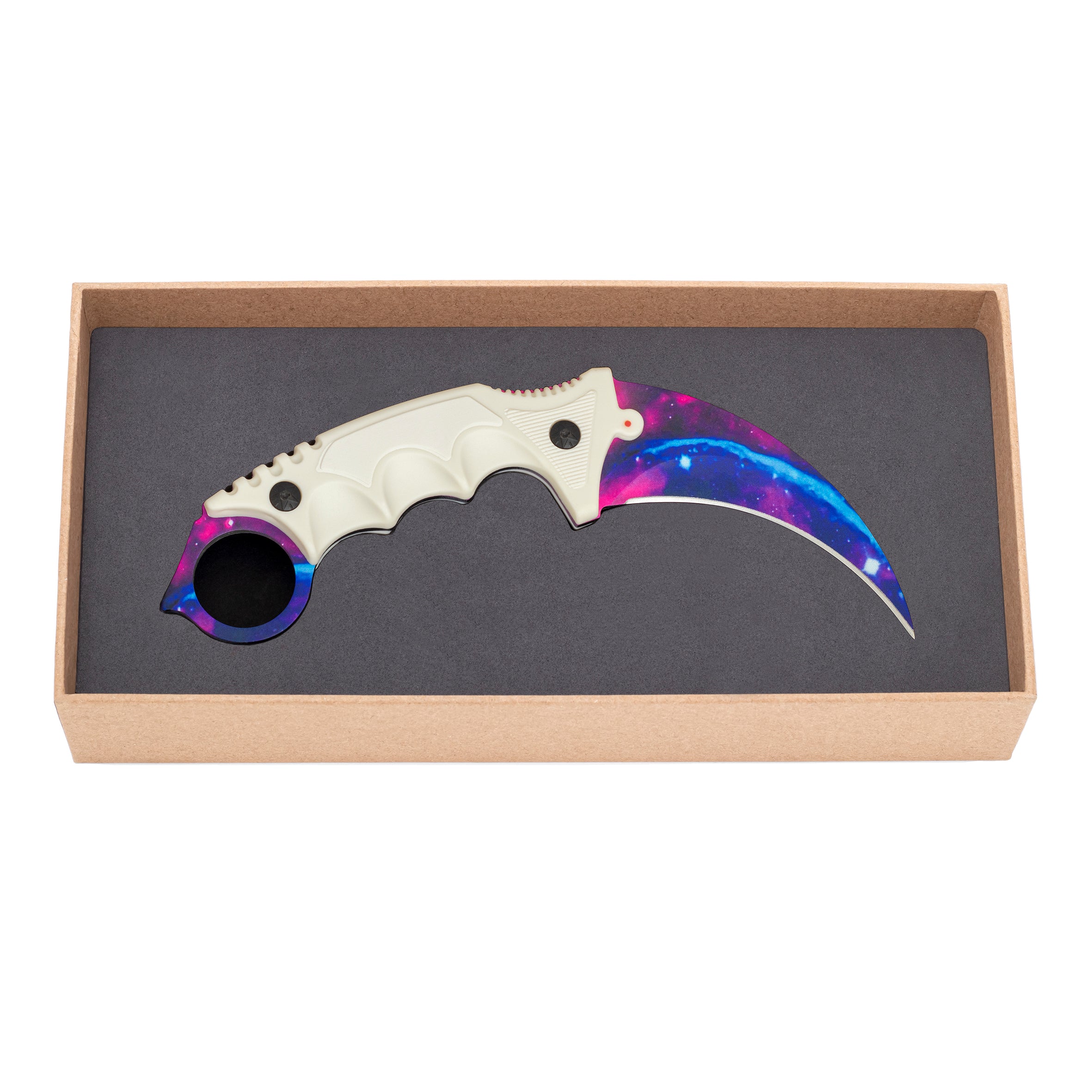 Premium Karambit knife White Galaxy