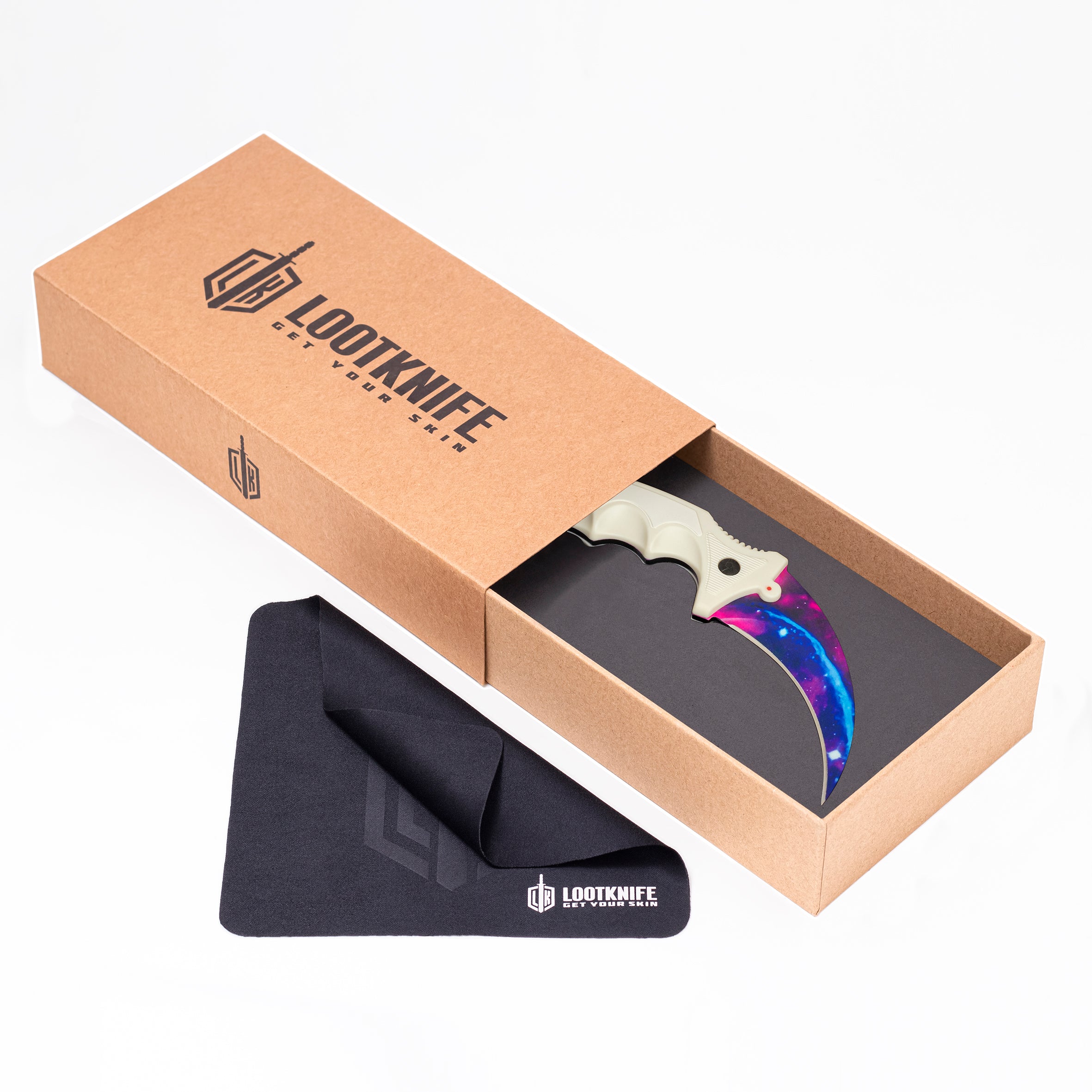 Premium Karambit knife White Galaxy
