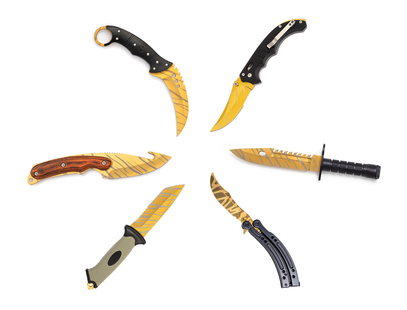 Tiger Tooth Skin Set