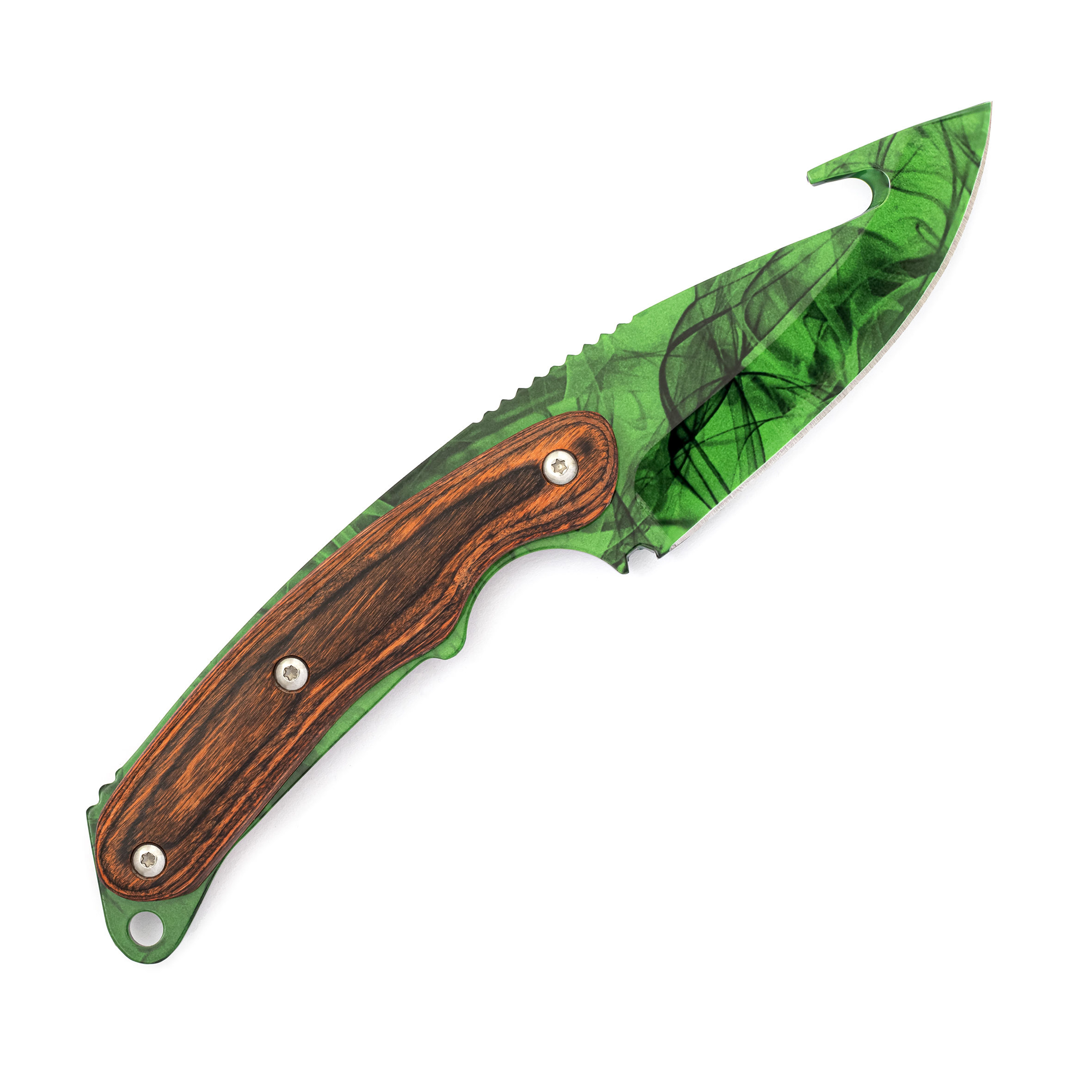 Gut knife Emerald | Real CS2 custom made IRL by LootKnife