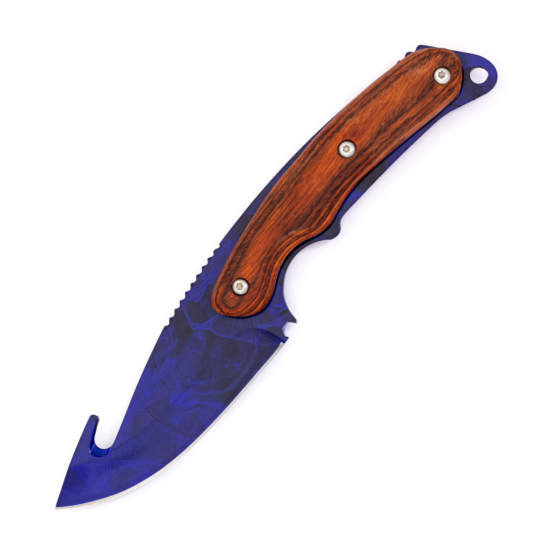 Gut knife Sapphire | Real CS2 custom made IRL by LootKnife