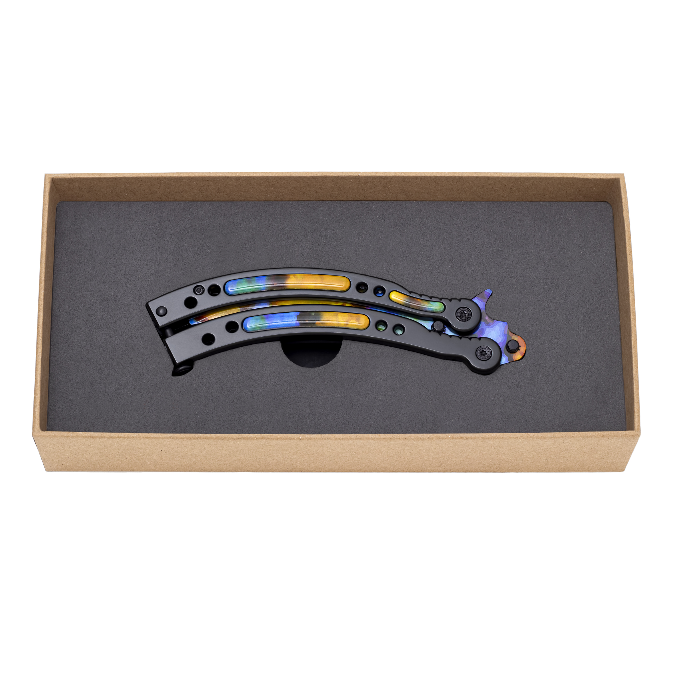 Butterfly Case Hardened Real Life Knife CSGOmaßgeschneidertes IRL