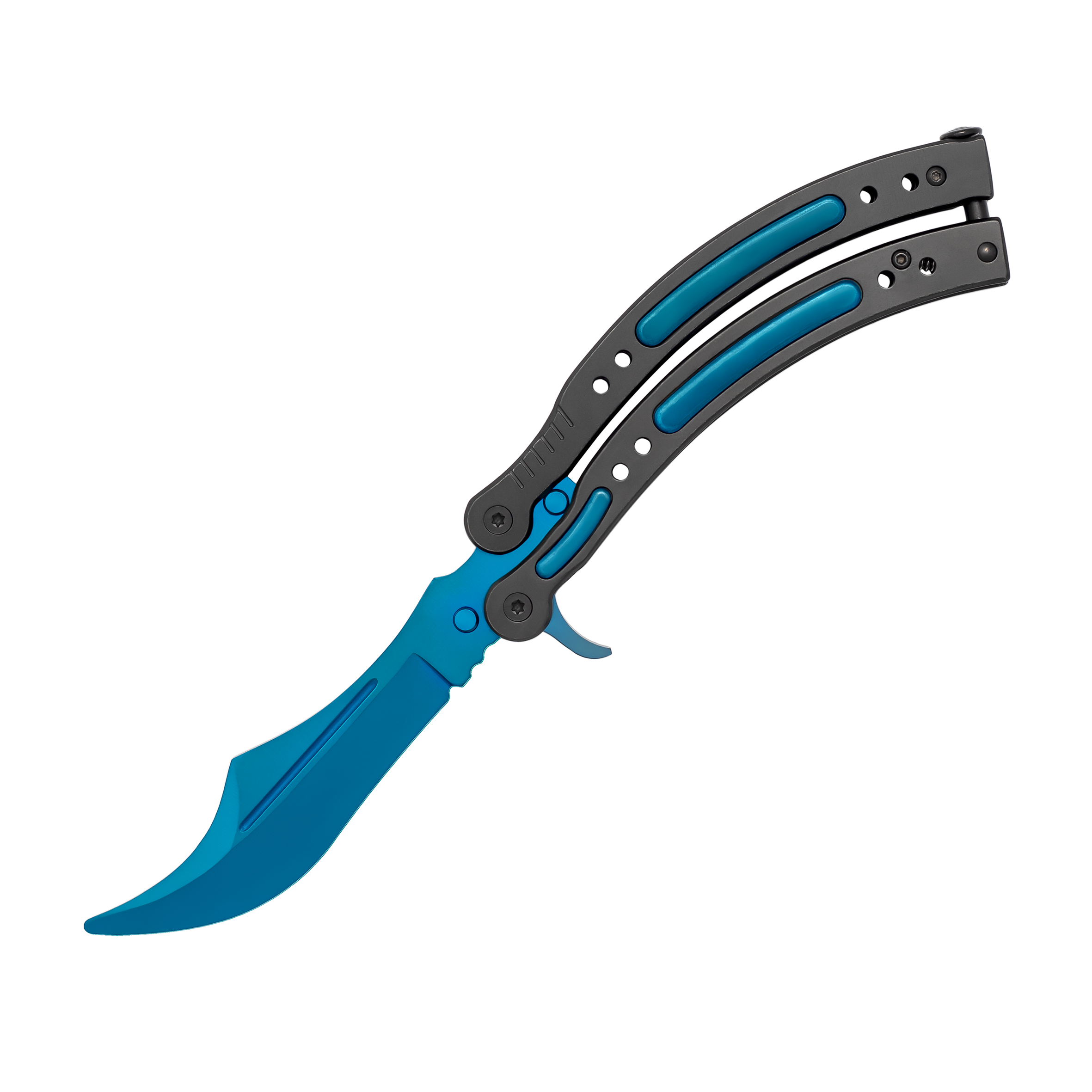 Butterfly Blue Steel | Real CS2 custom made IRL by LootKnife